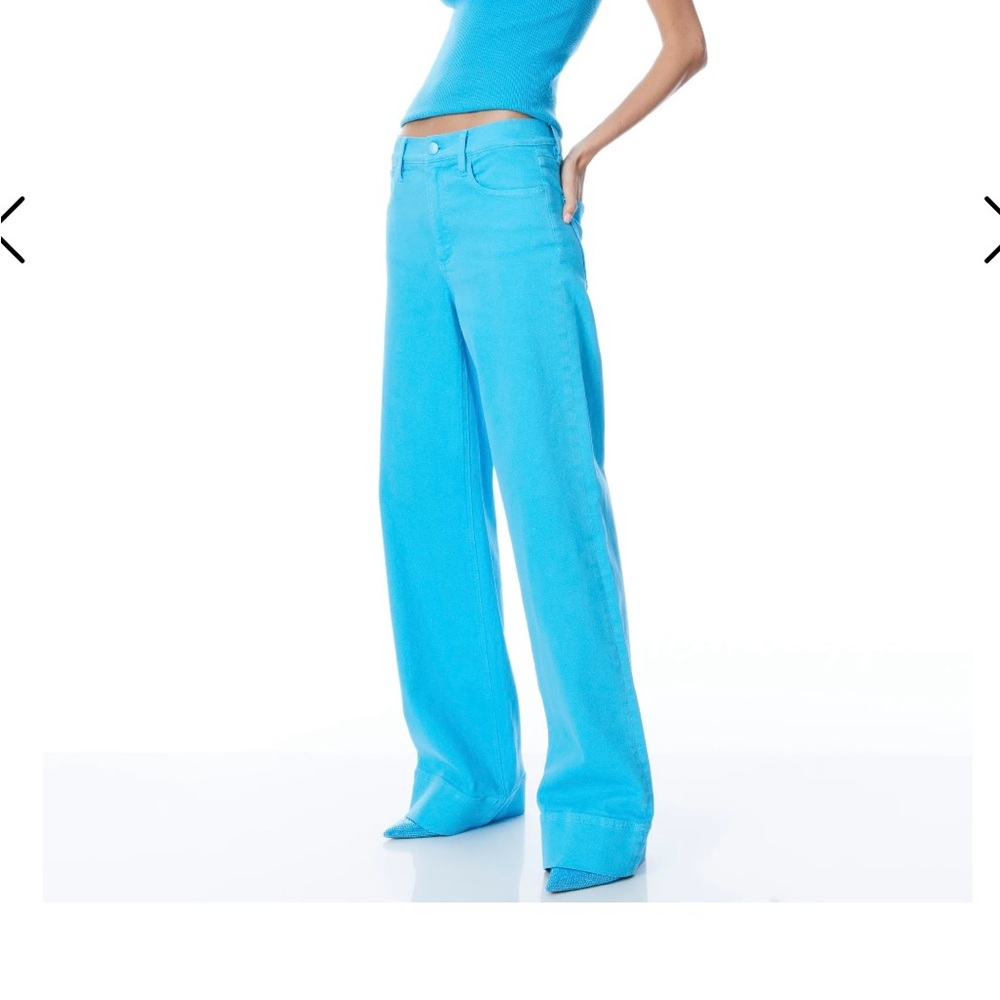 NWT Alice + Olivia sophia pants- jeans size 26 - Picture 10 of 16